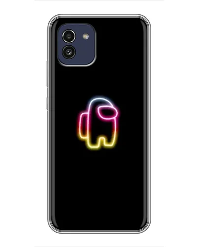 Чохол для Samsung Galaxy A03 (A035) з картинкою «Among Us градієнт»