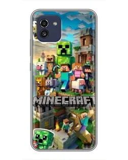 Чохол для Samsung Galaxy A03 (A035) з картинкою «Замок Minecraft» Чохол для Samsung Galaxy A03 (A035) з картинкою «Замок Minecraft»