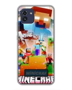 Чохол для Samsung Galaxy A03 (A035) з картинкою «Minecraft герої гри» Чохол для Samsung Galaxy A03 (A035) з картинкою «Minecraft герої гри»