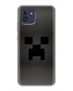 Чохол для Samsung Galaxy A03 (A035) з картинкою «Чорний кріпер градієнт»