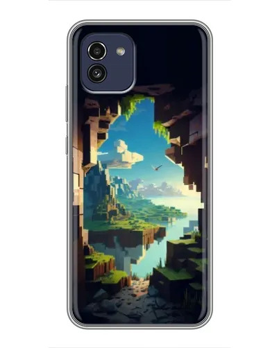 Чохол для Samsung Galaxy A03 (A035) з картинкою «Вид з печери»