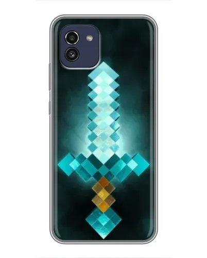 Чохол для Samsung Galaxy A03 (A035) з картинкою «Алмазний меч неон»