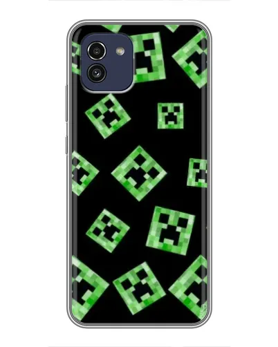 Чохол для Samsung Galaxy A03 (A035) з картинкою «Паттерн з кріперами»