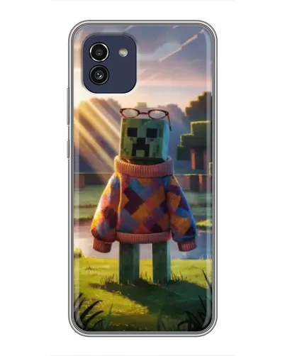 Чохол для Samsung Galaxy A03 (A035) з картинкою «Кріпер у светрі»