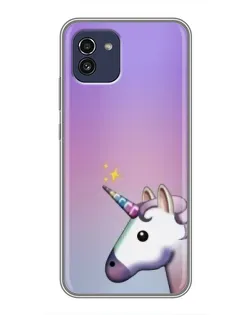Чохол для Samsung Galaxy A03 (A035) з картинкою «Єдиноріг градієнт» Чохол для Samsung Galaxy A03 (A035) з картинкою «Єдиноріг градієнт»
