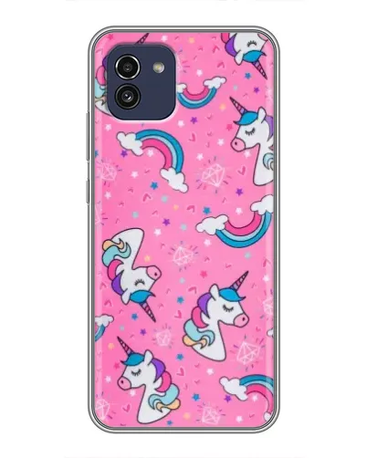 Чохол для Samsung Galaxy A03 (A035) з картинкою «Unicorn паттерн рожевий» Чохол для Samsung Galaxy A03 (A035) з картинкою «Unicorn паттерн рожевий»