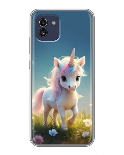 Чохол для Samsung Galaxy A03 (A035) з картинкою «Єдиноріг на галявині» Чохол для Samsung Galaxy A03 (A035) з картинкою «Єдиноріг на галявині»
