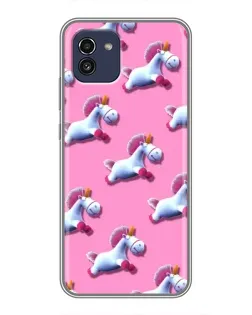 Чохол для Samsung Galaxy A03 (A035) з картинкою «Єдинороги на рожевому» Чохол для Samsung Galaxy A03 (A035) з картинкою «Єдинороги на рожевому»