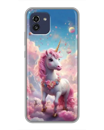 Чохол для Samsung Galaxy A03 (A035) з картинкою «Єдиноріг серед хмар» Чохол для Samsung Galaxy A03 (A035) з картинкою «Єдиноріг серед хмар»