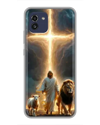 Чохол для Samsung Galaxy A03 (A035) з картинкою «Лев Юди та Світло»