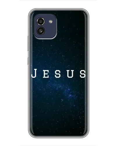Чохол для Samsung Galaxy A03 (A035) з картинкою «Зоряне небо Jesus»