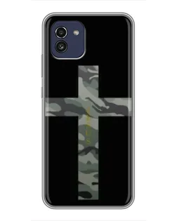 Чохол для Samsung Galaxy A03 (A035) з картинкою «Мілітарі Хрест»