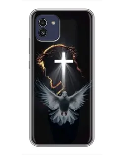 Чохол для Samsung Galaxy A03 (A035) з картинкою «Голуб та Світло»