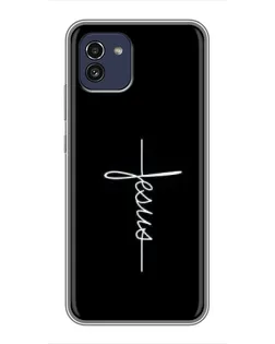 Чохол для Samsung Galaxy A03 (A035) з картинкою «Тонка лінія віри»
