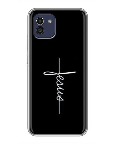 Чохол для Samsung Galaxy A03 (A035) з картинкою «Тонка лінія віри»