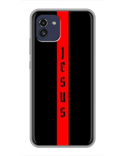 Чохол для Samsung Galaxy A03 (A035) з картинкою «Червона лінія віри»