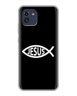 Чохол для Samsung Galaxy A03 (A035) з картинкою «Класичний Jesus»