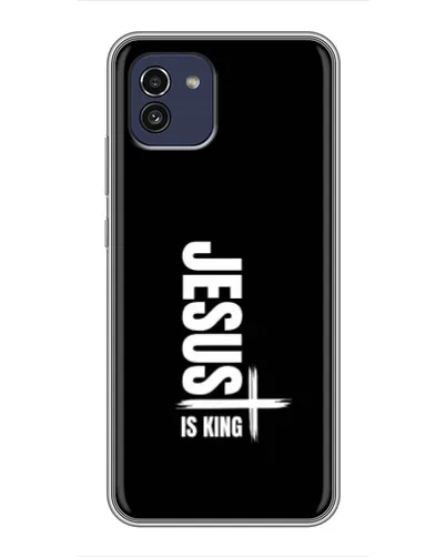 Чохол для Samsung Galaxy A03 (A035) з картинкою «Вертикаль віри Jesus»