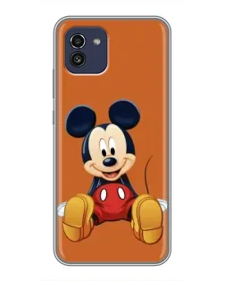 Чохол для Samsung Galaxy A03 (A035) з картинкою «Міккі відпочиває»