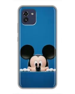 Чохол для Samsung Galaxy A03 (A035) з картинкою «Міккі виглядає» Чохол для Samsung Galaxy A03 (A035) з картинкою «Міккі виглядає»
