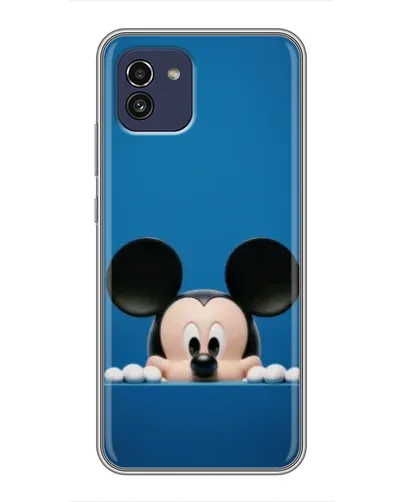 Чохол для Samsung Galaxy A03 (A035) з картинкою «Міккі виглядає» Чохол для Samsung Galaxy A03 (A035) з картинкою «Міккі виглядає»