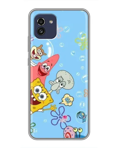Чохол для Samsung Galaxy A03 (A035) з картинкою «Веселі бульбашки»