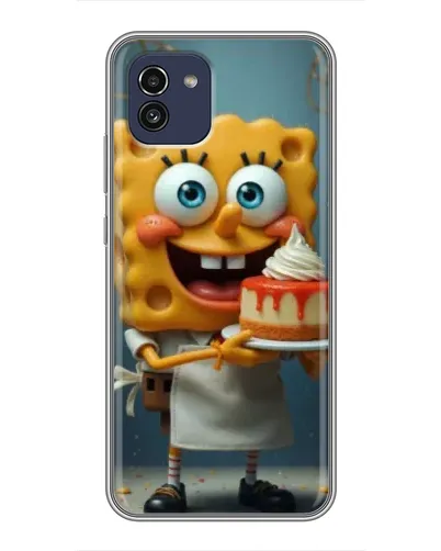 Чохол для Samsung Galaxy A03 (A035) з картинкою «Кухар Спанч Боб»