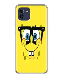 Чохол для Samsung Galaxy A03 (A035) з картинкою «Мінімалістичний Спанч Боб» Чохол для Samsung Galaxy A03 (A035) з картинкою «Мінімалістичний Спанч Боб»