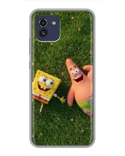 Чохол для Samsung Galaxy A03 (A035) з картинкою «Друзі на галявині» Чохол для Samsung Galaxy A03 (A035) з картинкою «Друзі на галявині»