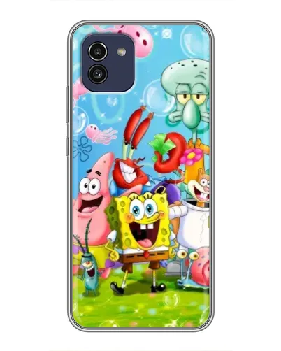 Чохол для Samsung Galaxy A03 (A035) з картинкою «Губка Боб та друзі» Чохол для Samsung Galaxy A03 (A035) з картинкою «Губка Боб та друзі»