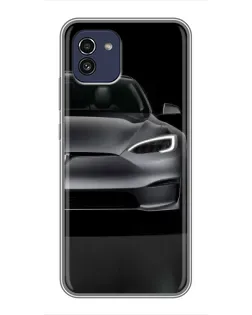 Чехол для Samsung Galaxy A03 (A035) с картинкой «Tesla Model S Look» Чехол для Samsung Galaxy A03 (A035) с картинкой «Tesla Model S Look»