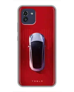 Чехол для Samsung Galaxy A03 (A035) с картинкой «Tesla Top View» Чехол для Samsung Galaxy A03 (A035) с картинкой «Tesla Top View»