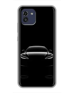 Чехол для Samsung Galaxy A03 (A035) с картинкой «Силуэт Tesla Night» Чехол для Samsung Galaxy A03 (A035) с картинкой «Силуэт Tesla Night»