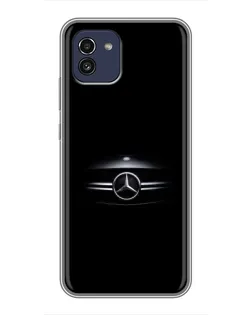Чехол для Samsung Galaxy A03 (A035) с картинкой «Mercedes — абстрактные линии» Чехол для Samsung Galaxy A03 (A035) с картинкой «Mercedes — абстрактные линии»