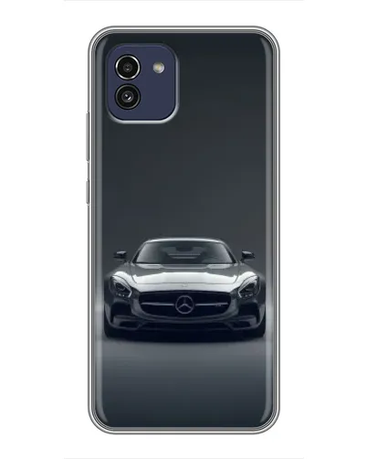 Чохол для Samsung Galaxy A03 (A035) з картинкою «Mercedes на чорному» Чохол для Samsung Galaxy A03 (A035) з картинкою «Mercedes на чорному»