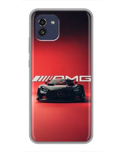 Чохол для Samsung Galaxy A03 (A035) з картинкою «Mercedes AMG — червона лінія» Чохол для Samsung Galaxy A03 (A035) з картинкою «Mercedes AMG — червона лінія»