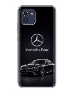 Чохол для Samsung Galaxy A03 (A035) з картинкою «Mercedes — решітка радіатора»