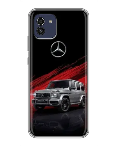 Чохол для Samsung Galaxy A03 (A035) з картинкою «Mercedes G-Class червоний» Чохол для Samsung Galaxy A03 (A035) з картинкою «Mercedes G-Class червоний»