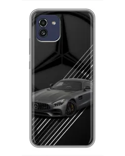 Чохол для Samsung Galaxy A03 (A035) з картинкою «Mercedes AMG — графіка»