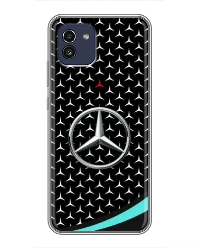 Чохол для Samsung Galaxy A03 (A035) з картинкою «Mercedes — бірюзовий акцент» Чохол для Samsung Galaxy A03 (A035) з картинкою «Mercedes — бірюзовий акцент»