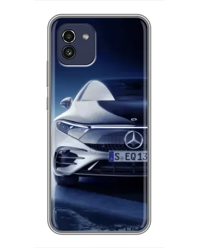 Чохол для Samsung Galaxy A03 (A035) з картинкою «Mercedes EQ — майбутнє» Чохол для Samsung Galaxy A03 (A035) з картинкою «Mercedes EQ — майбутнє»
