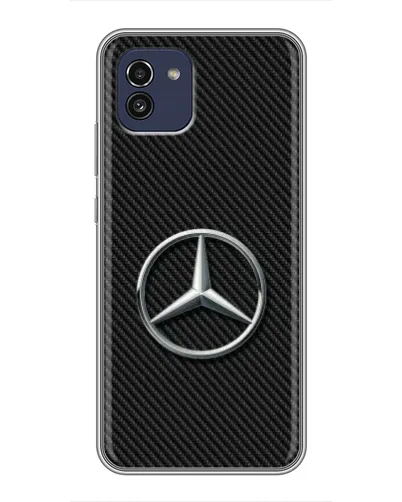 Чохол для Samsung Galaxy A03 (A035) з картинкою «Карбоновий Mercedes стиль» Чохол для Samsung Galaxy A03 (A035) з картинкою «Карбоновий Mercedes стиль»