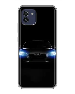 Чохол для Samsung Galaxy A03 (A035) з картинкою «Audi в неоні»