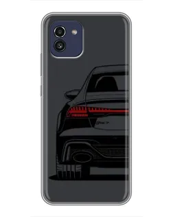 Чохол для Samsung Galaxy A03 (A035) з картинкою «Задня частина Audi — арт»