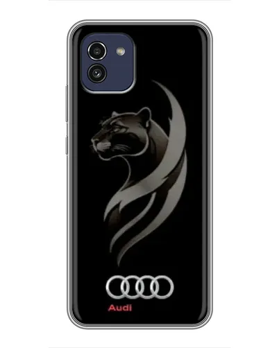Чохол для Samsung Galaxy A03 (A035) з картинкою «Графіка — пантера та Audi» Чохол для Samsung Galaxy A03 (A035) з картинкою «Графіка — пантера та Audi»