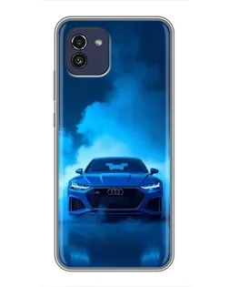 Чохол для Samsung Galaxy A03 (A035) з картинкою «Audi — блакитна енергія»