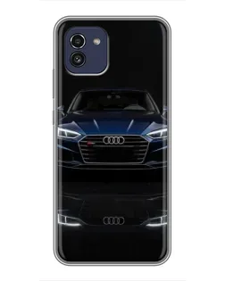 Чохол для Samsung Galaxy A03 (A035) з картинкою «Audi — нічне відображення»