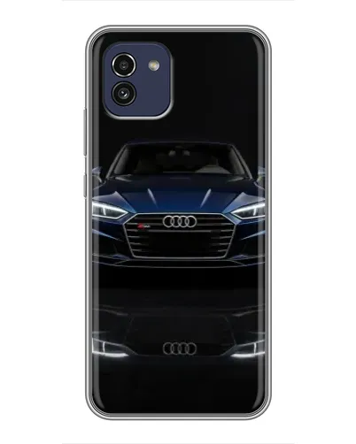 Чохол для Samsung Galaxy A03 (A035) з картинкою «Audi — нічне відображення» Чохол для Samsung Galaxy A03 (A035) з картинкою «Audi — нічне відображення»