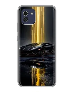 Чехол для Samsung Galaxy A03 (A035) с картинкой «Ночной Lamborghini драйв» Чехол для Samsung Galaxy A03 (A035) с картинкой «Ночной Lamborghini драйв»