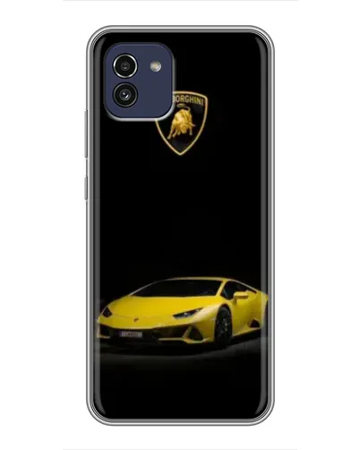 Чохол для Samsung Galaxy A03 (A035) з картинкою «Lamborghini жовтий акцент» Чохол для Samsung Galaxy A03 (A035) з картинкою «Lamborghini жовтий акцент»